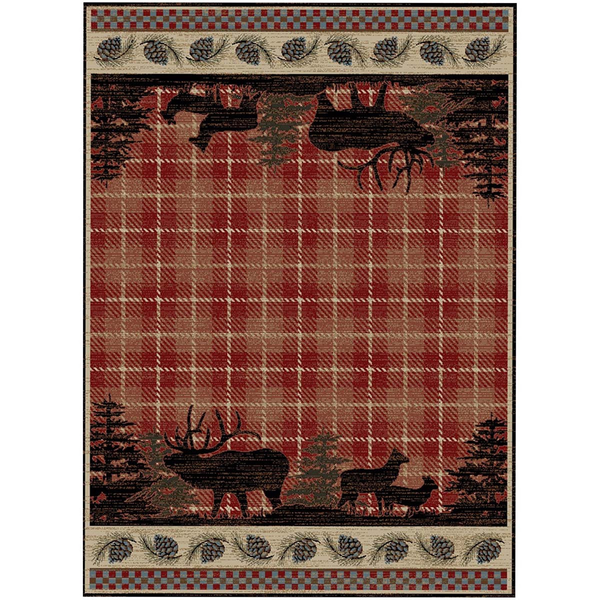 Woodland Elk Trail Rug Collection
