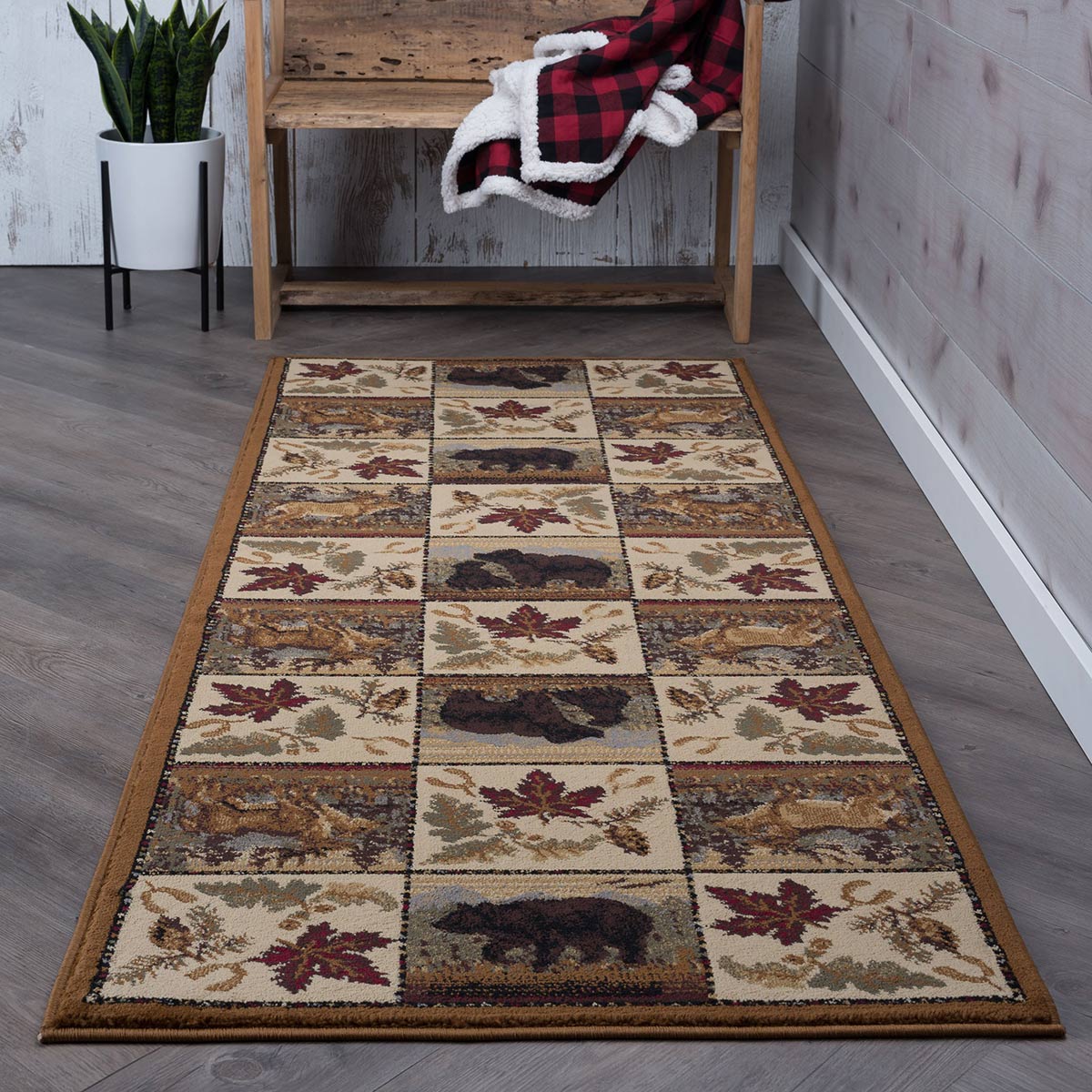 Woodland Scenes Rug - 3 x 7 - OUT OF STOCK UNTIL 07/01/2026