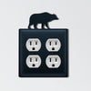 Wrought Iron Bear Double Outlet Cover - OUT OF STOCK UNTIL 07/18/2026