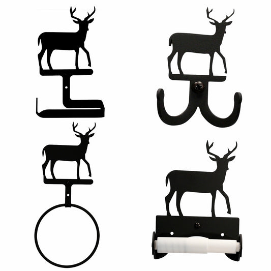Wrought Iron Deer Bath Hardware