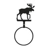 Wrought Iron Moose Bath Hardware