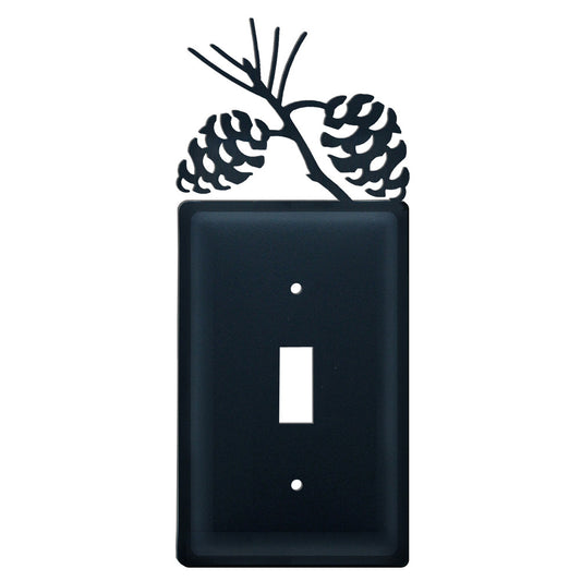 Wrought Iron Pinecone Switch Covers