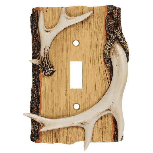 Antler & Wood Switch Covers