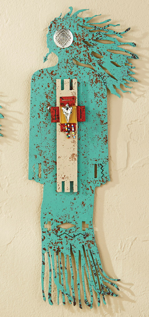 Unique Soul Turquoise Spirit Woman Wall Art | Black Forest Decor