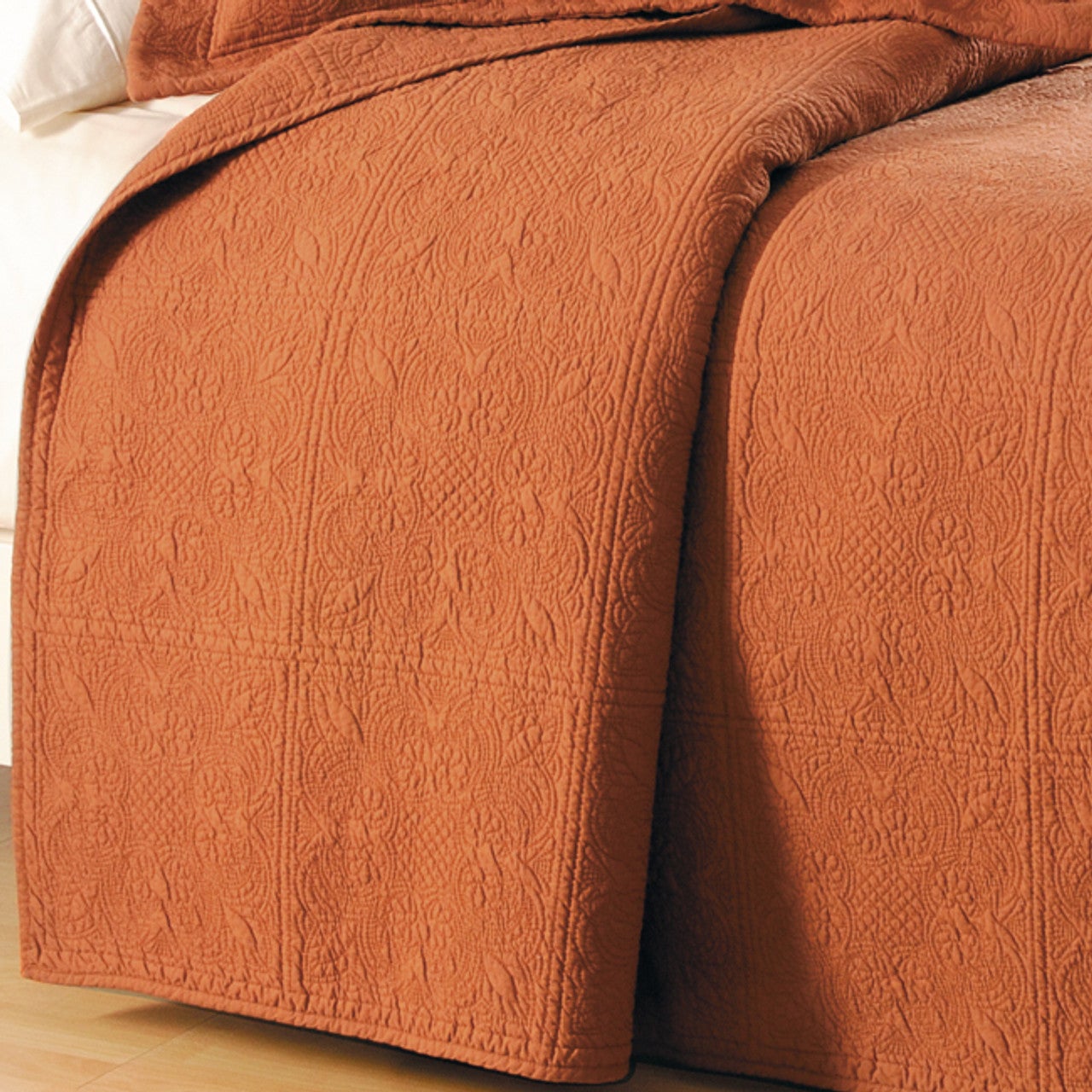 Terracotta Matelasse Quilt - King | Black Forest Decor