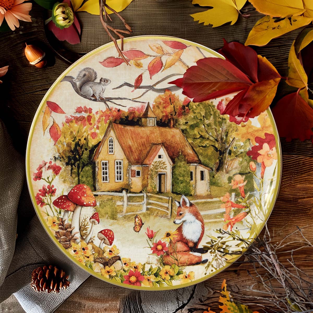 Forest Friends Dinner Plates - Set of 4 - OUT OF STOCK UNTIL 12/25