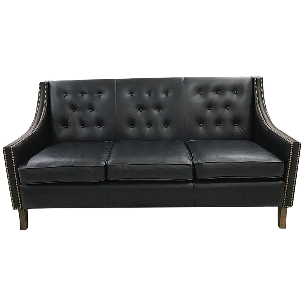 Blackwell Retro Tufted Leather Sofa | Black Forest Decor, image size:1280x1280