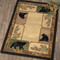 Mellow Mornings Black Bear Rug - 4 x 5
