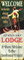Ski Lodge Sign 14 x 36