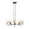 Peak 6 Light Oval Chandelier