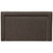 Plateau Saloon Gray Leather Headboard - Full