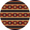 Red Deer Lodge Rug - 8 Ft. Round