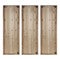 Vintage White Wood Wall Art - Set of 3