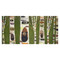 Woodland Forest Bear Green Canvas Art