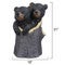 Black Bear Cubs Garden Statue