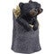 Black Bear Cubs Garden Statue