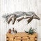 Running Mustangs Metal Wall Sculpture