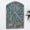 Valley Ranch Rustic Window Wall Art - Turquoise