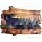 Woodland Bear Family Wall Art