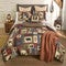 Lakeside Wilderness Bear & Moose Quilt Bed Set - King