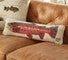 Colorful Trout Hooked Wool Pillow