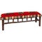 Bear Trio 32 Inch Hickory Bench