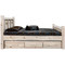 Denver Bed with Storage & Engraved Broncos - Full - Lacquered