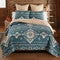 River Diamonds Quilt Bed Set - Twin