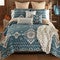 River Diamonds Quilt Bed Set - Twin