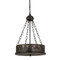 Primitive Pine Inverted Pendant Light
