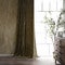 Leafy Green Velvet Curtain