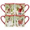 Christmas Delight Mugs - Set of 4