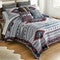 Crimson Ridge Quilt Bed Set - King
