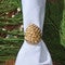 Golden Pinecone Napkin Rings - Set of 4