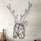 Modern Wire Deer Head Wall Art - CLEARANCE