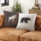 Hair on Hide Moose Pillow