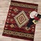 Crimson Ridge Southwestern Rug - 8 x 10