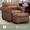 Forest Tapestry Armchair & Ottoman