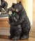 Black Bear Embrace Figurine