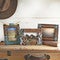 Turquoise Longhorn Photo Frame