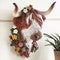 Floral Bloom Highland Cow Wall Sculpture