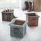 Southwestern Wood Storage Bin - Red - OVERSTOCK