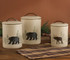 Bear & Moose Stoneware Canister Set (3 pcs)