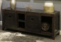 Distressed Crates Media Cabinet