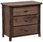 Hickory Espresso 3 Drawer Chest