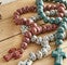 Southwest 39 Inch Rosary Beads - Red