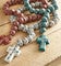 Southwest 39 Inch Rosary Beads - White