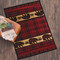 Crimson Valley Bear Plaid Rug - 8 x 11