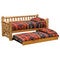 Log Daybed w/Trundle