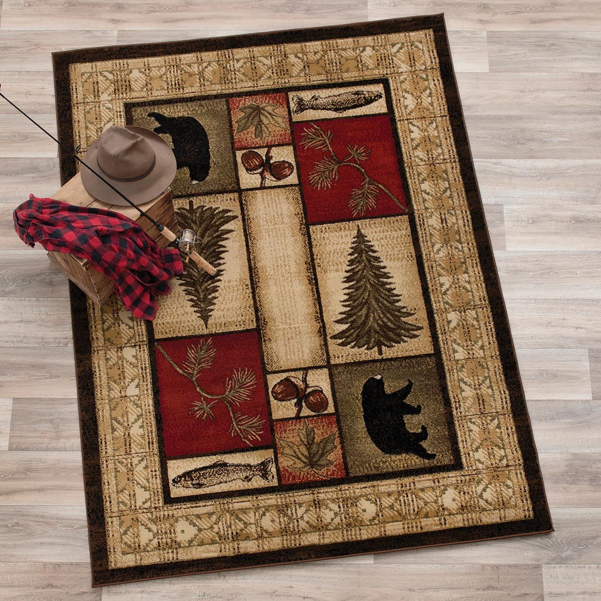 Rustic Rugs for Cabins | Black Forest Décor